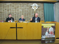 Convegno su Giovanni Paolo II - Mons. Pawel Ptasznik, Gustavo Selva e Alberto Michelini.