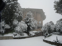 La fantastica nevicata sul Santuario ...