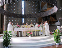 Celebrazione della Prima Messa in Basilica, di D. Danilo, D. Riccardo e D. Dariusz