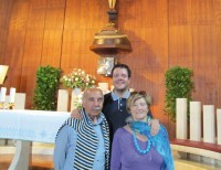 Il Novizio Massimo con i genitori