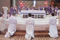 Concelebrazione di Mons. Benedetto Tuzia per il pellegrinaggio delle Vicarie
