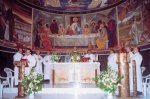 Concelebrazione nella Cappella della Casa generalizia delle Ancelle dell'Amore Misericordioso a Roma