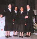 Prima Professione religiosa di Jalaja Pithalies e Seena Mary
