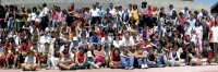 Giovani che hanno partecipato all'incontro "Che fede, ragazzi!" insieme ai loro genitori
