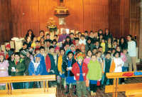 Bambini delle Scuola Elementari di Collevalenza