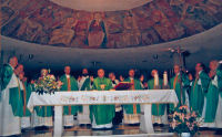 Concelebrazione con Mons. Scanavino