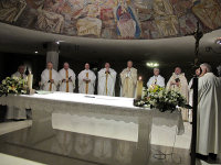 Alcuni momenti della Concelebrazione per la Professione perpetua nella Congregazione dei Figli dell'Amore Misericordioso di D. Ruggero Ramella, D. Giuseppe Alessi, D. Ignazio Carrubba e D. Giuseppe Bazouzou.