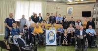 Da Ascoli Piceno - Mon. Giovanni DErcole con gli ammalati di Cuneo