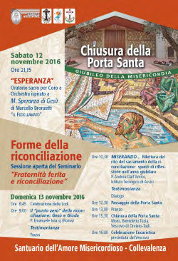 Chiusura Porta Santa della Diocesi di Orvieto-Todi