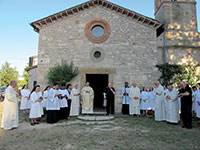 Chiesetta di Santa Maria delle Grazie P. Giovanni racconta larrivo della Madre a Collevalenza