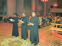 Professione perpetua di Vincent Pragasam (India), Marcos Da Silva Brasile) e Tadeo Gonzlez (Messico)