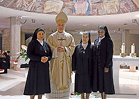 Professione perpetua di Suor Elena Ciobanu e di Suor Laurentine Mukongo
