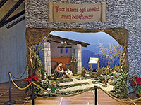 Presepio allestito nella Cripta del Santuario