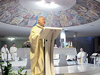 S. Messa presieduta da P. Aurelio Prez superiore Generale FAM