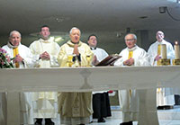 S. Messa presieduta da P. Aurelio Prez superiore Generale FAM