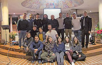 Gruppo musicale Jesi con Davide Campione e Manfredi Tumminello di Palermo con P. Ireneo e il M Venturi
