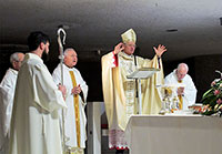 Celebrazione presieduta da Mons. Benedetto Tuzia