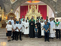 Professione di Fr. Michael e Fr. Damien