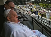 In preghiera per la salute di papa Francesco