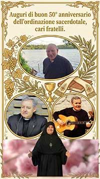 50� di Ordinazionesacerdotale di P. Ireneo, P. Jos� Luise P. Aurelio