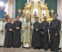 Fr.Huy, Phuc e Phap del Vietnam, Fr. Donald dell�Africa e Fr. Tony dell�Indonesia