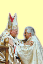 Giovanni Paolo II e Card. Ratzinger