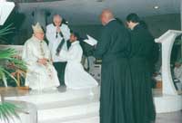 Vicente Paulo Braga e Ronaldo Evangelista de Melo emettono i loro Voti Perpetui nelle mani di S.E. Mons. Giovanni Scanavino