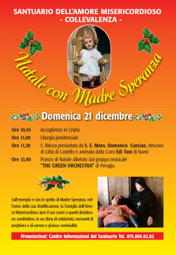 Natale con Madre Speranza