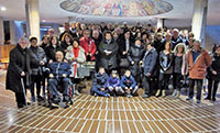 Incontro di preghiera nel Santuario della Parrocchia di Collevalenza