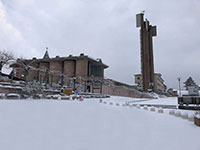 Il Santuario sotto la neve