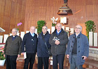 Don Maurizio con amici Sacerdoti di Pordenone