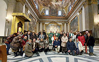 Laici dellAmore Misericordioso nella Cattedrale di Citt di Castello, che hanno partecipato ad un ritiro spirituale tenuto dal Vescovo Mons. Domenico Cancian.