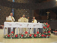 Concelebrazione presieduta da Mons. Domenico Cancian, Vescovo Emerito di Citt di Castello