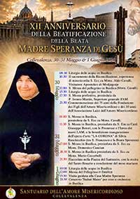 XII Anniversario dellaBeatificazione di Madre Speranza